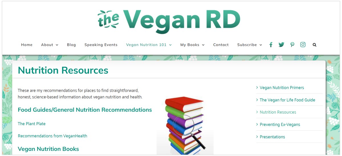 Vegansk ressource side